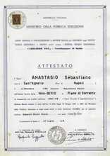 Attestato corso specializzazione Attestato corso specializzazione